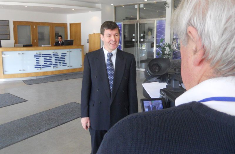 Shooting video at IBM Innovation Centre, Dublin